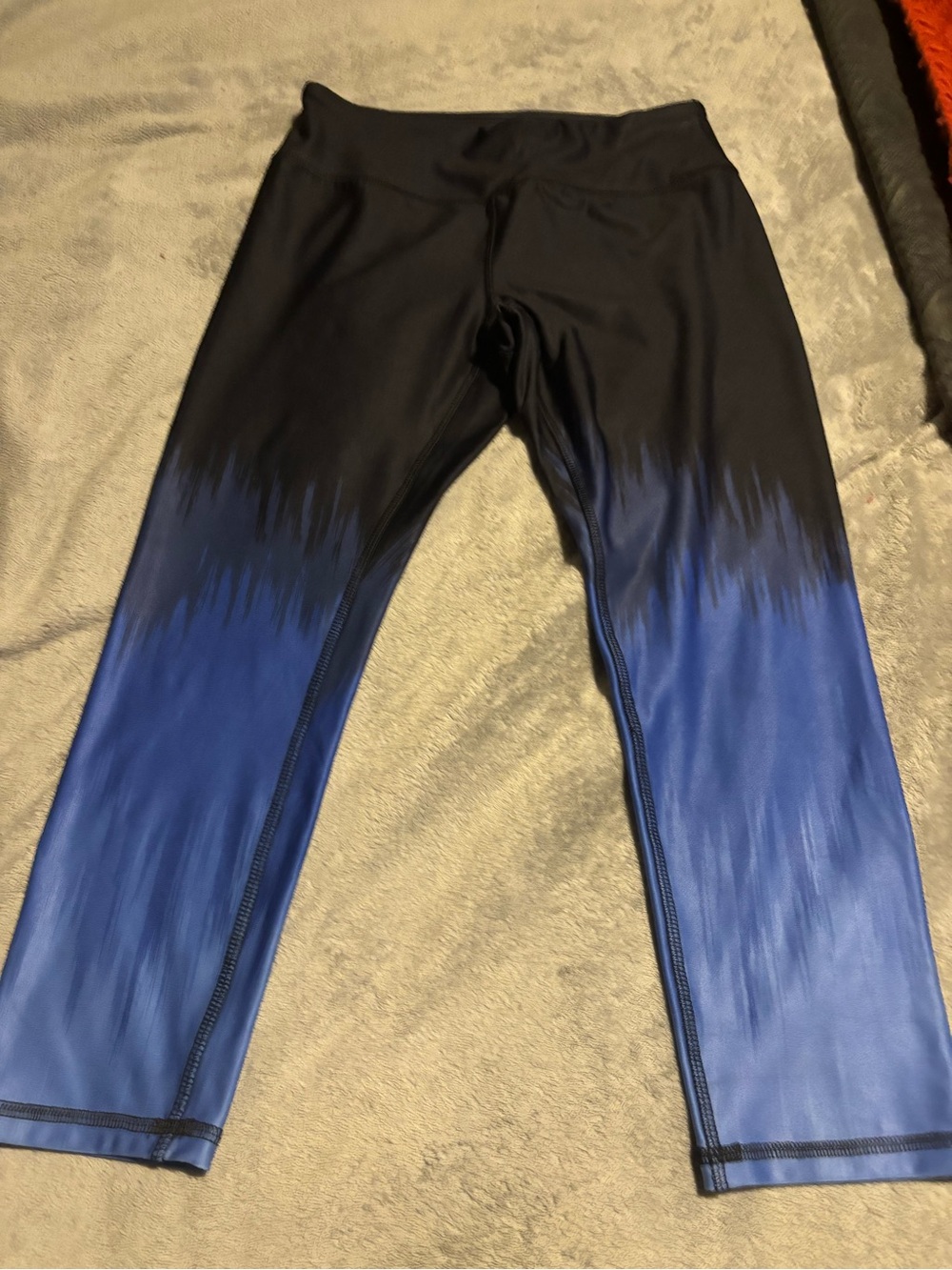 RBX Black to Blue Ombre Capris
